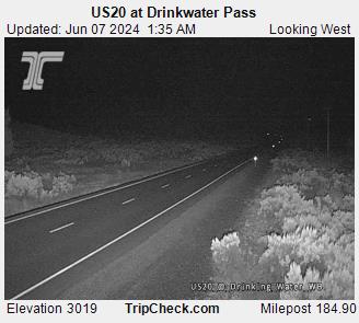Traffic Cam US 20 at Drinkwater Pass